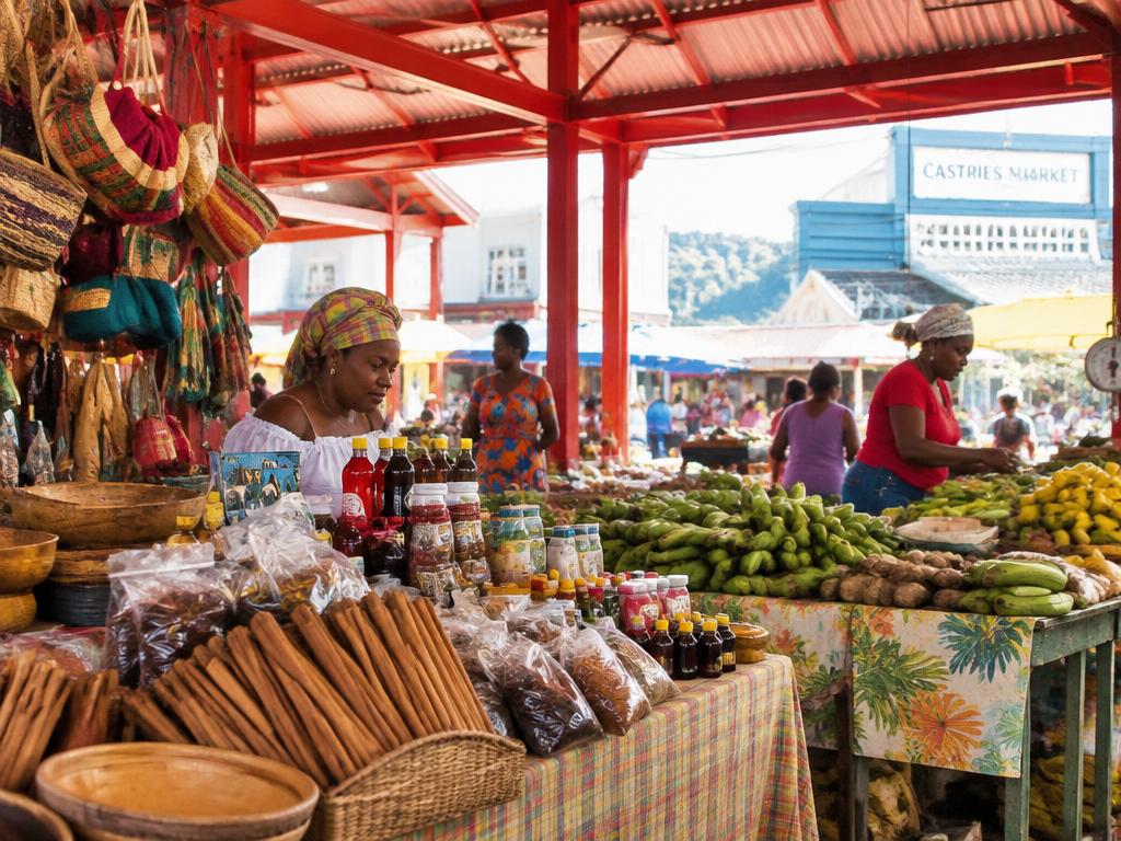 Castries Market & Craft Run